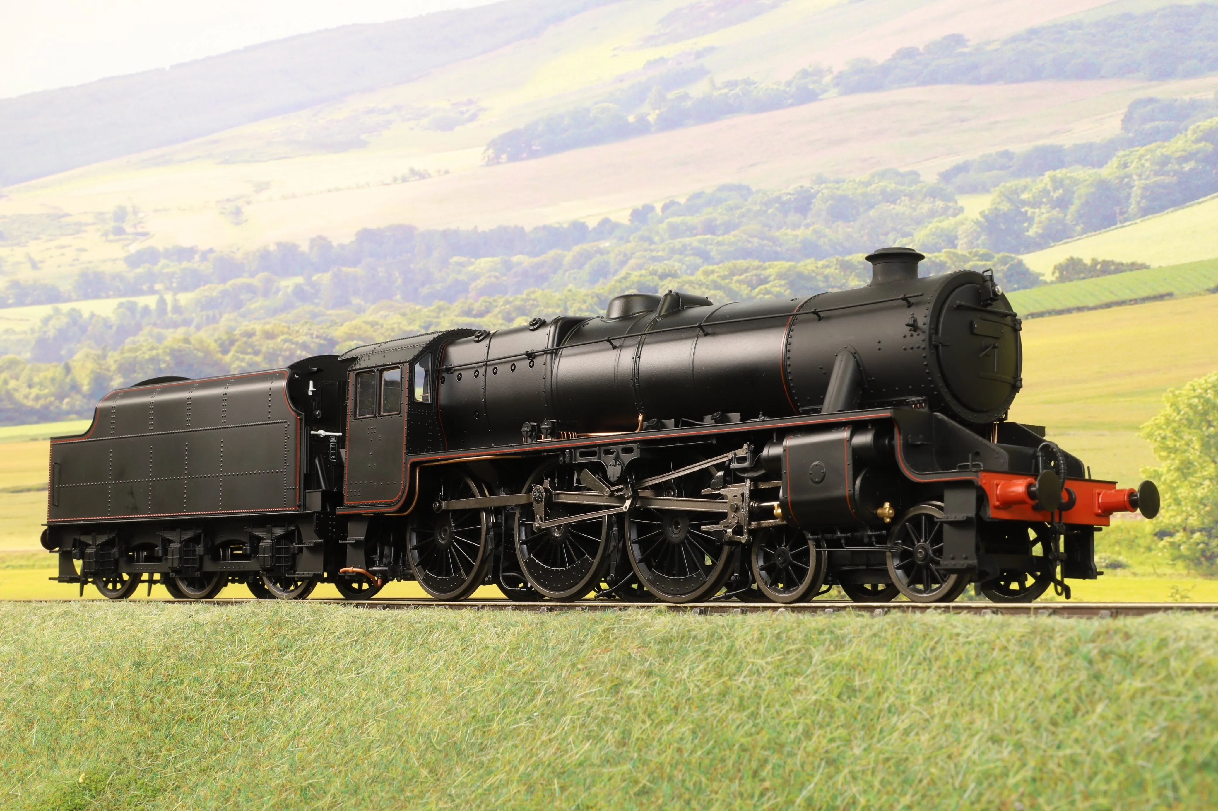 Ellis Clark Trains E1002US O Gauge Stanier Class 5 4-6-0 "Black 5", LMS Lined, 'Un-numbered', Riveted Tender, DCC Sound