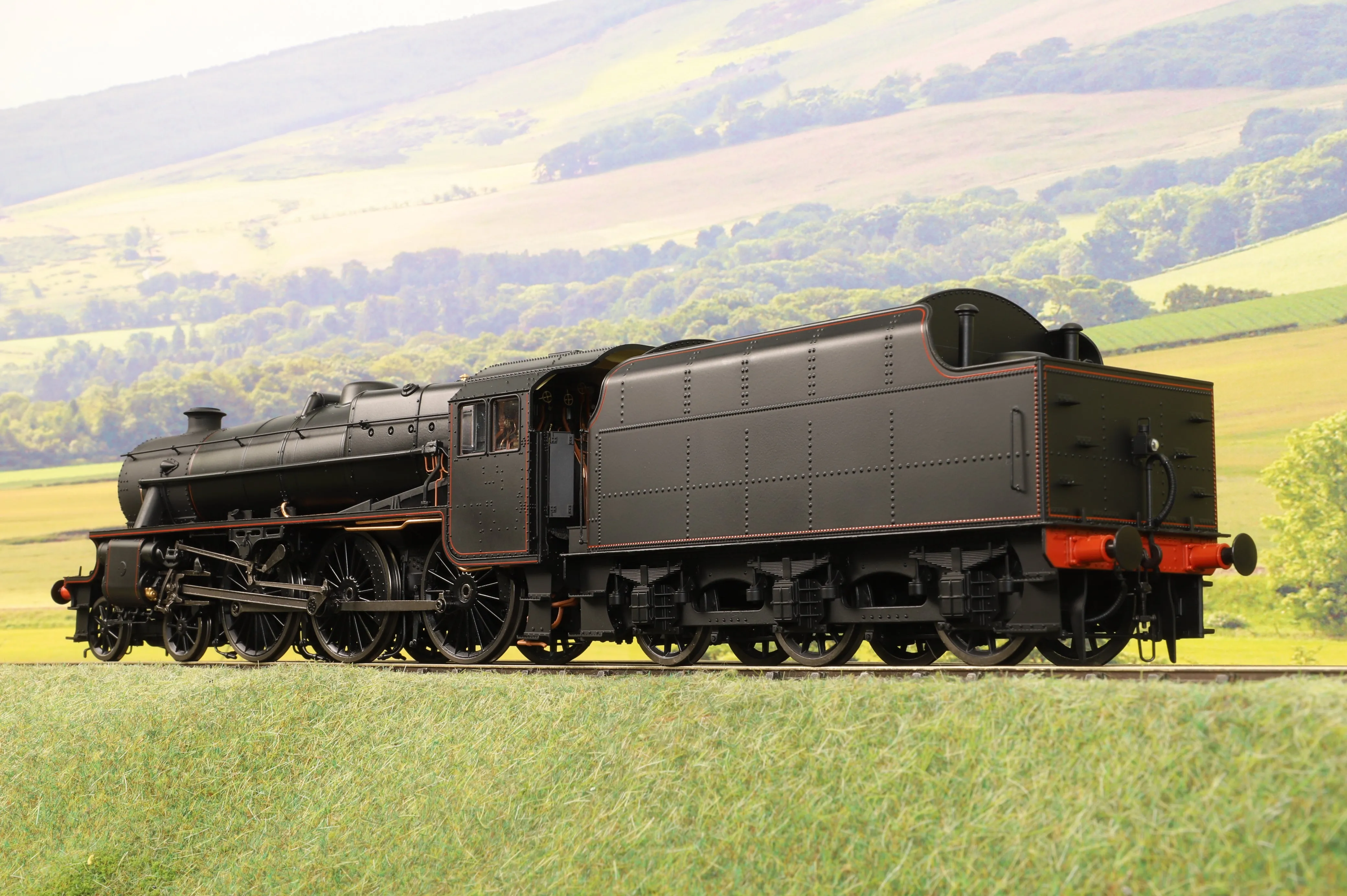 Ellis Clark Trains E1002US O Gauge Stanier Class 5 4-6-0 "Black 5", LMS Lined, 'Un-numbered', Riveted Tender, DCC Sound