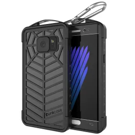 Galaxy Note 7 Waterproof Case, Punkcase WEBSTER Series, Black | Heavy Duty Armor Cover