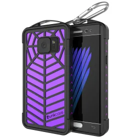 Galaxy Note 7 Waterproof Case, Punkcase WEBSTER Series, Putple | Heavy Duty Armor Cover