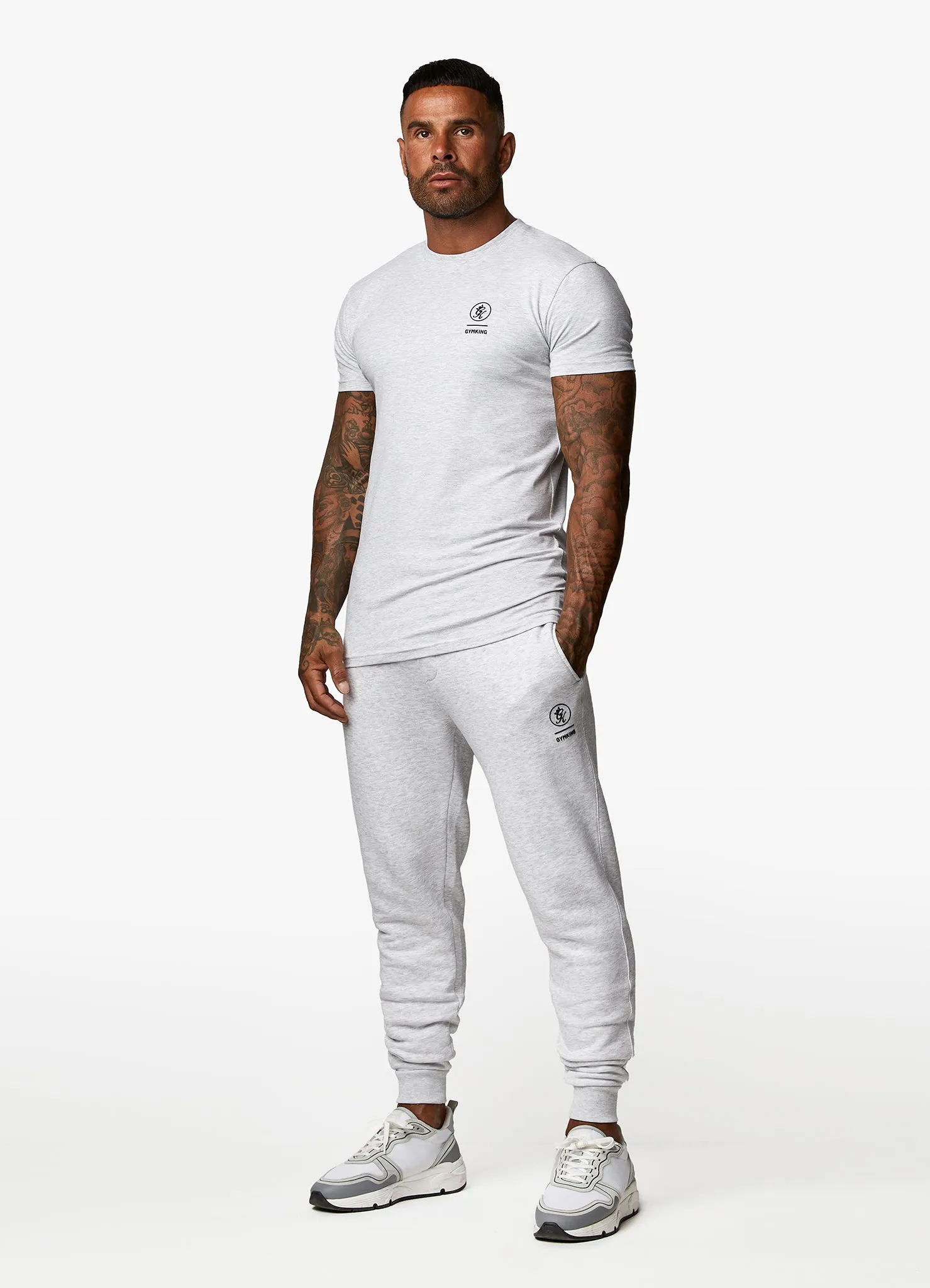 Gym King Aventus Jogger - Snow Marl