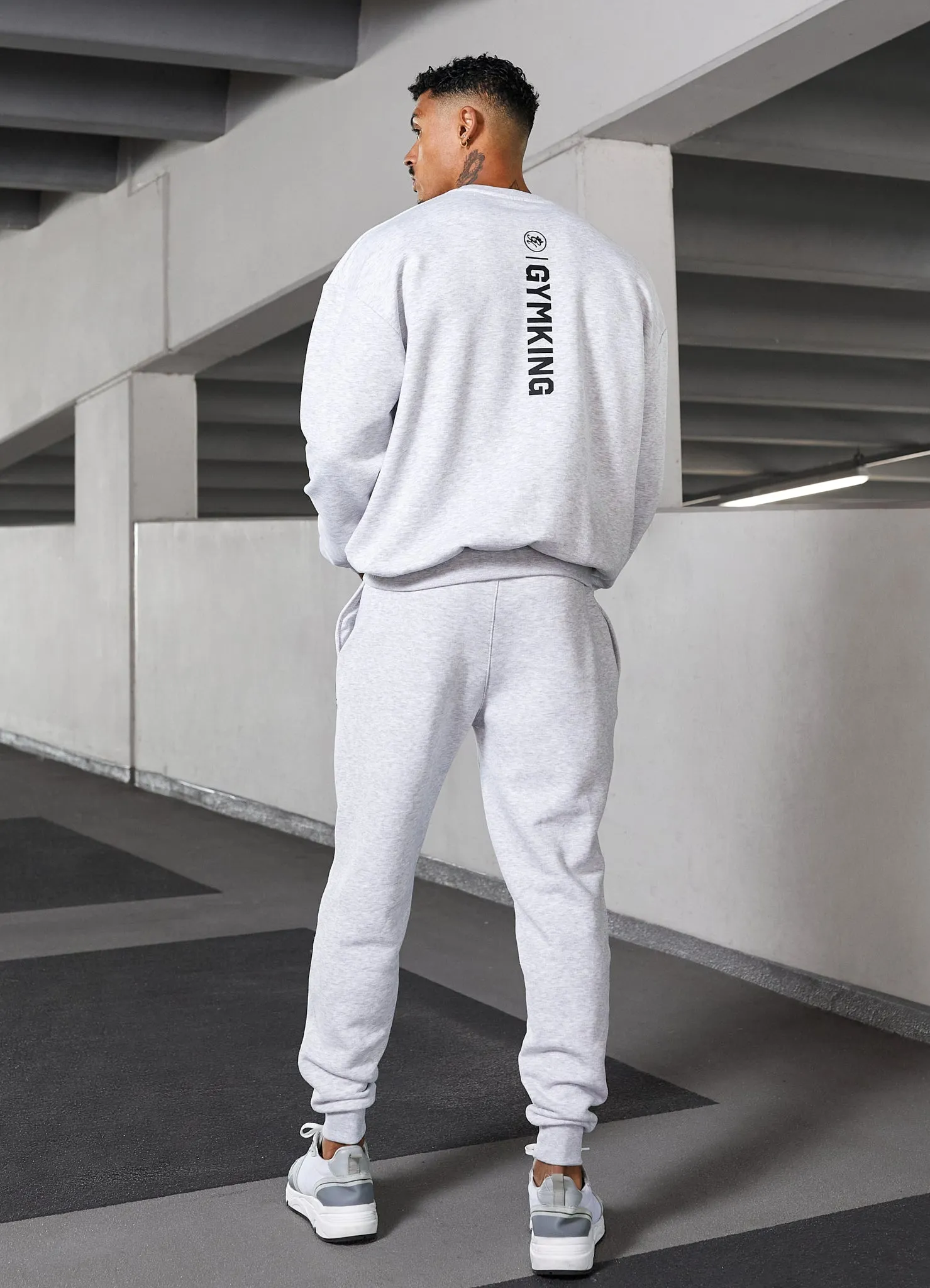 Gym King Aventus Jogger - Snow Marl