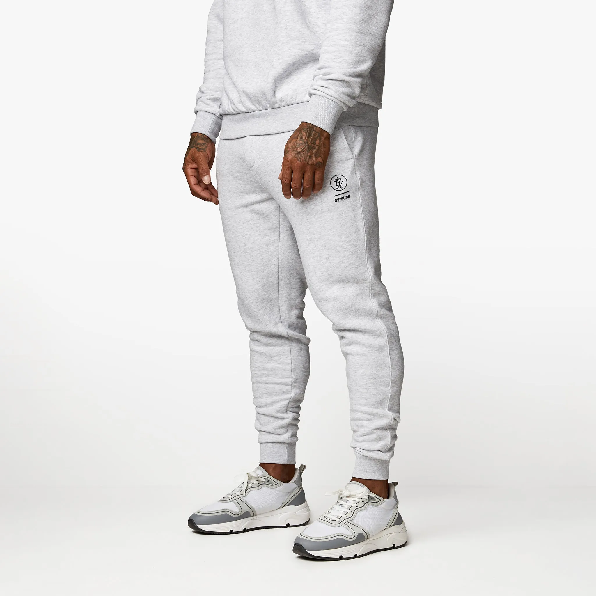 Gym King Aventus Jogger - Snow Marl