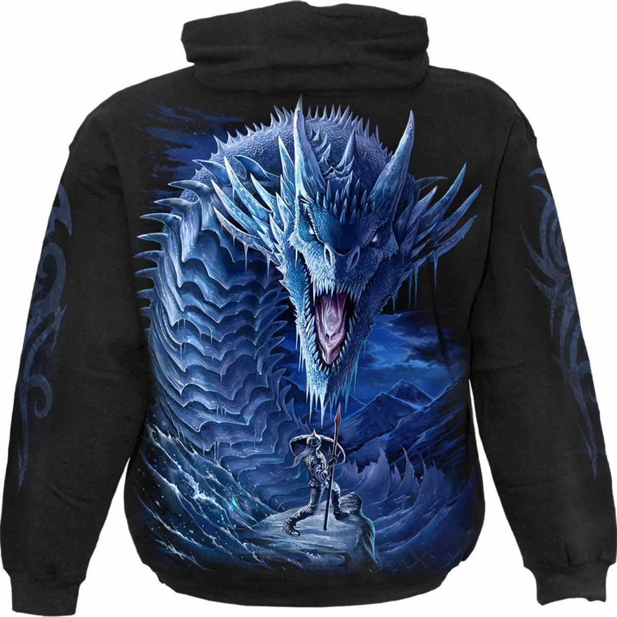 ICE DRAGON - Hoody Black