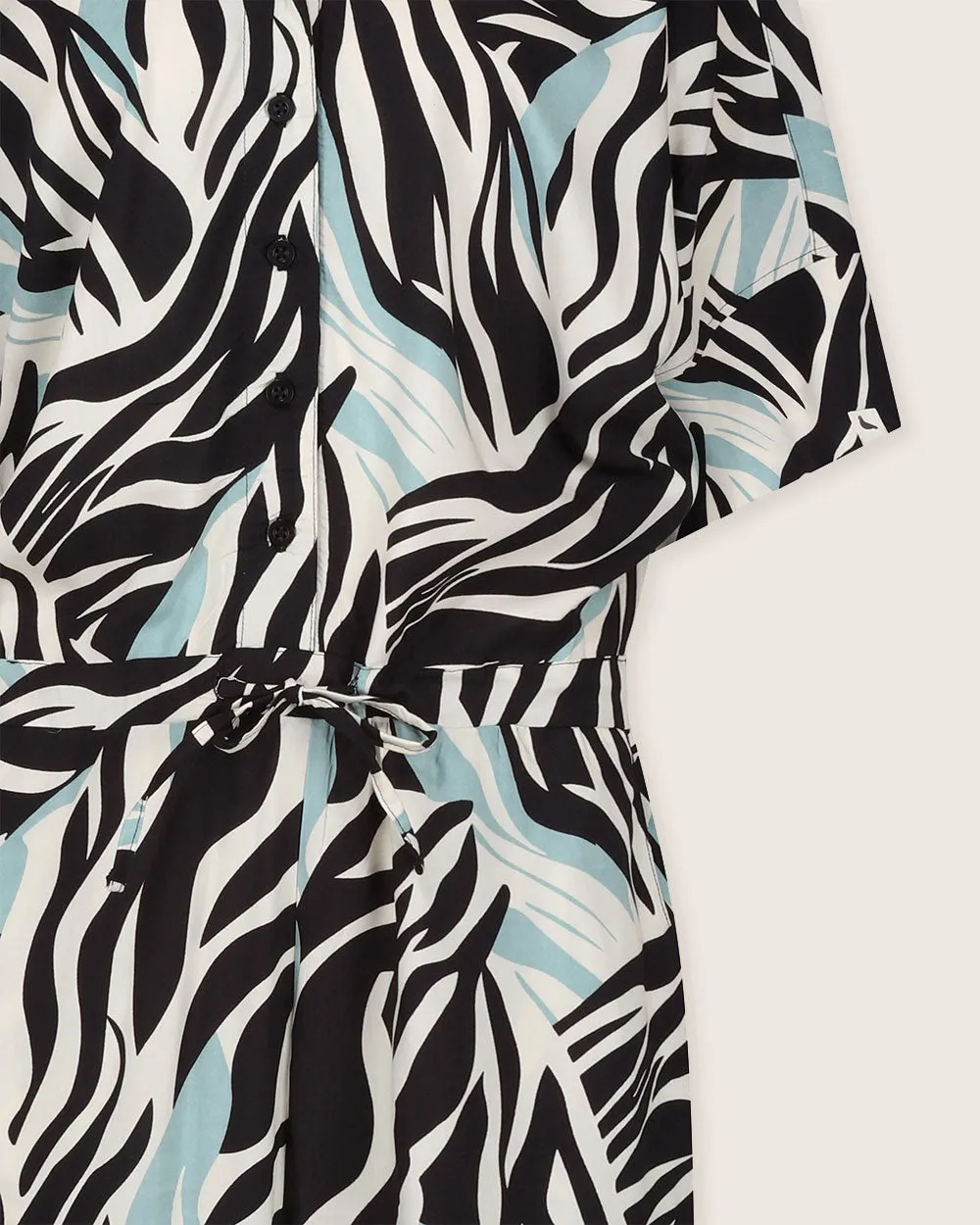 Iris Zebra Pop Viscose Jumpsuit