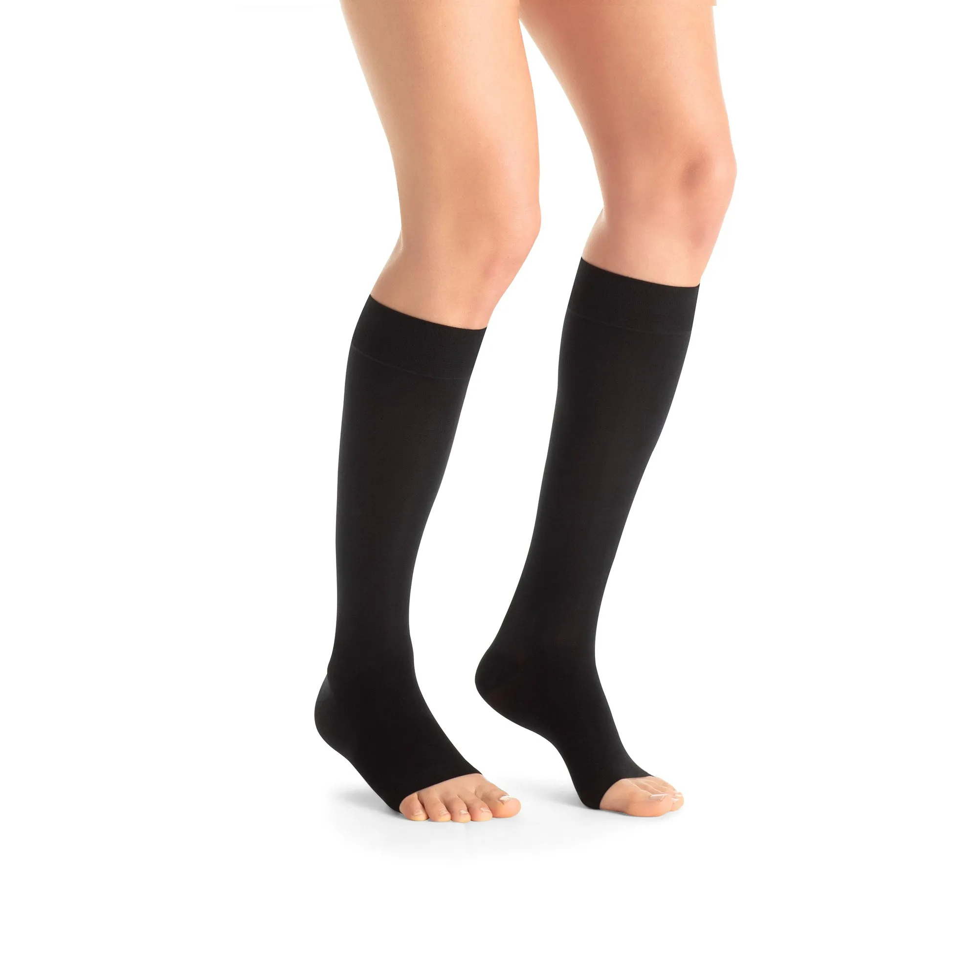 Jobst Opaque Open Toe Maternity Knee Highs - 15-20 mmHg