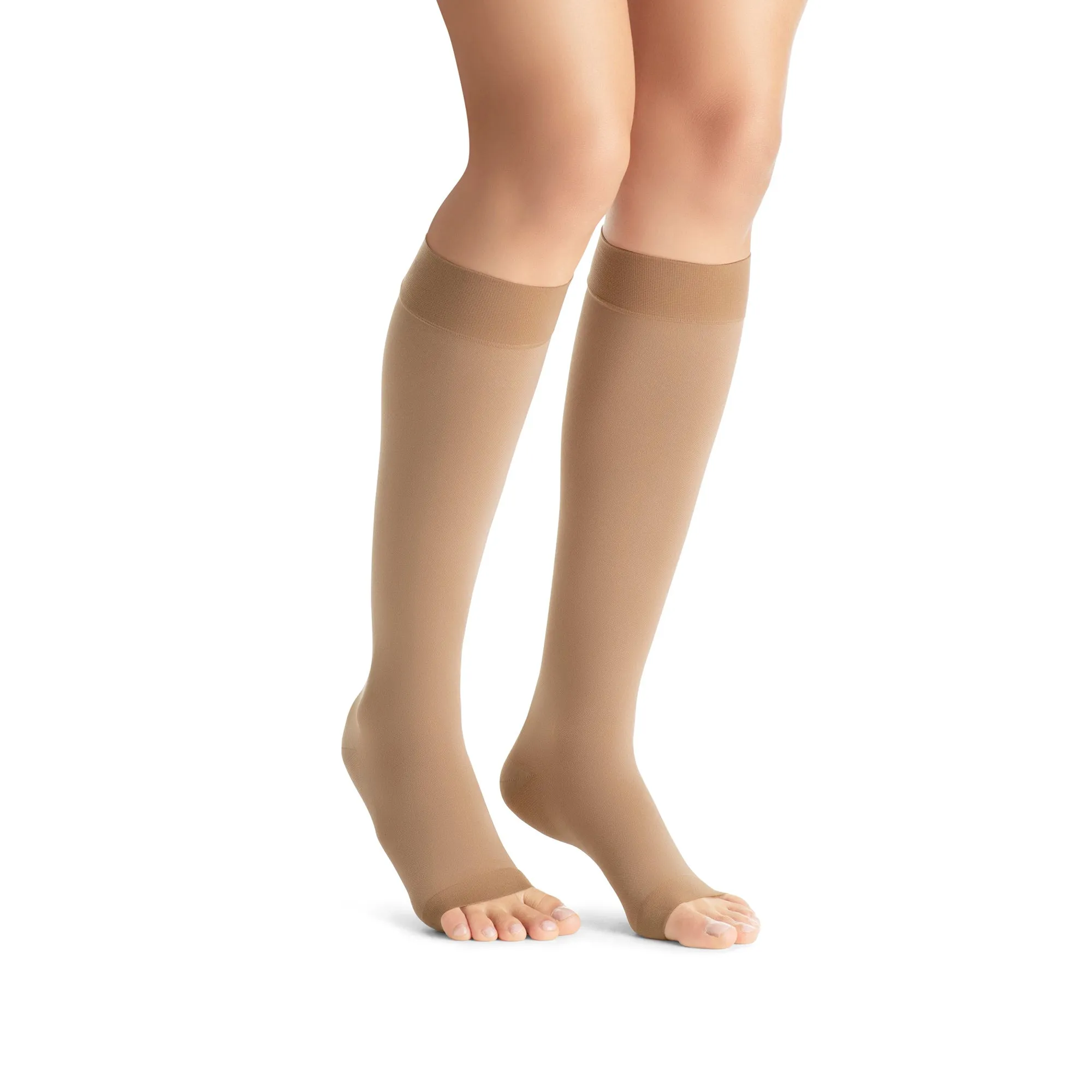 Jobst Opaque Open Toe Maternity Knee Highs - 20-30 mmHg