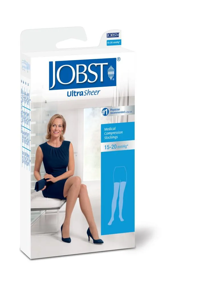 JOBST® ULTRASHEER THIGH 15-20 mmHG OPEN TOE DOT BAND