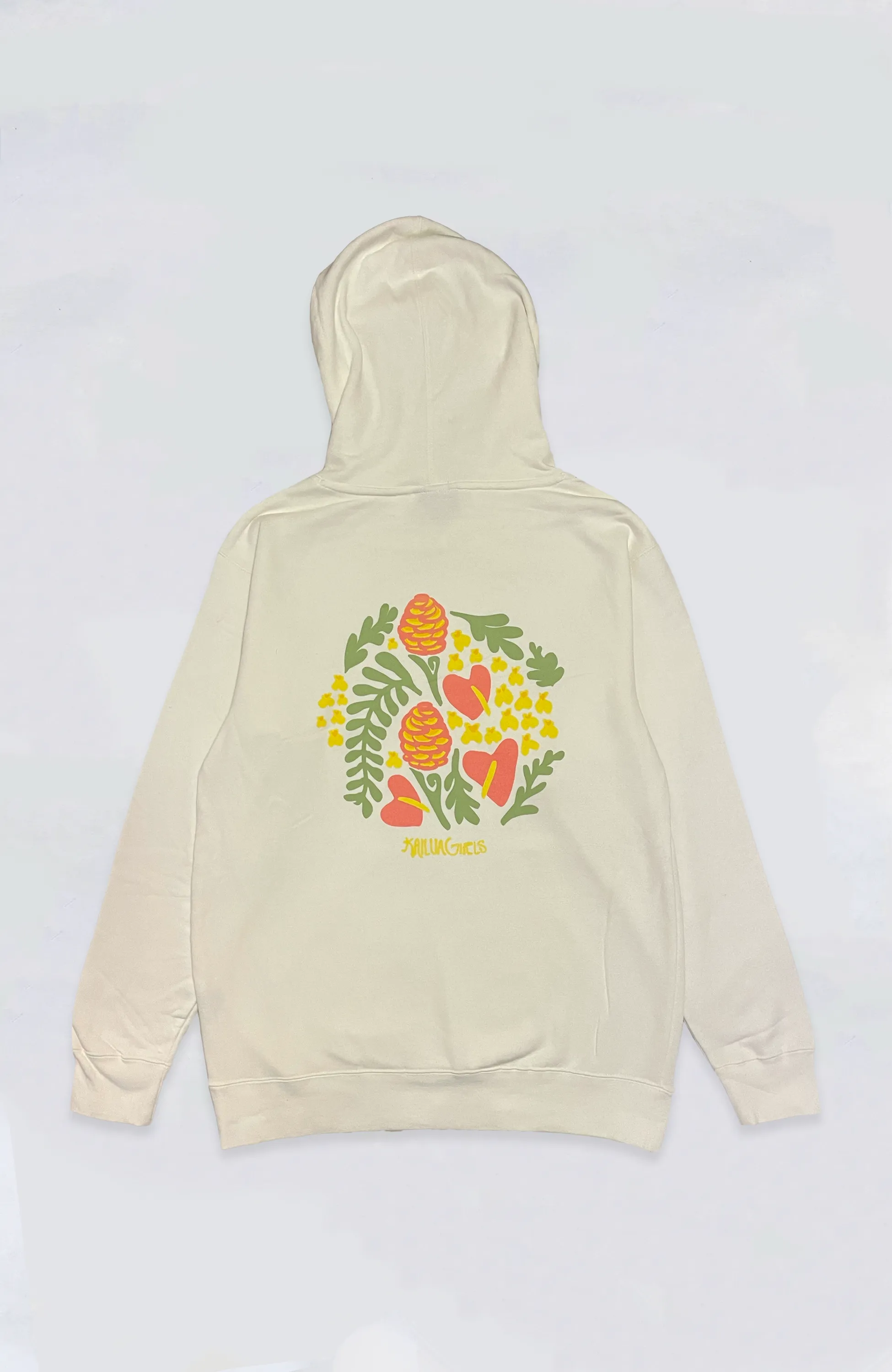 Kailua Girls - KG Tropical Garden Garment Dyed Pullover Hoodie