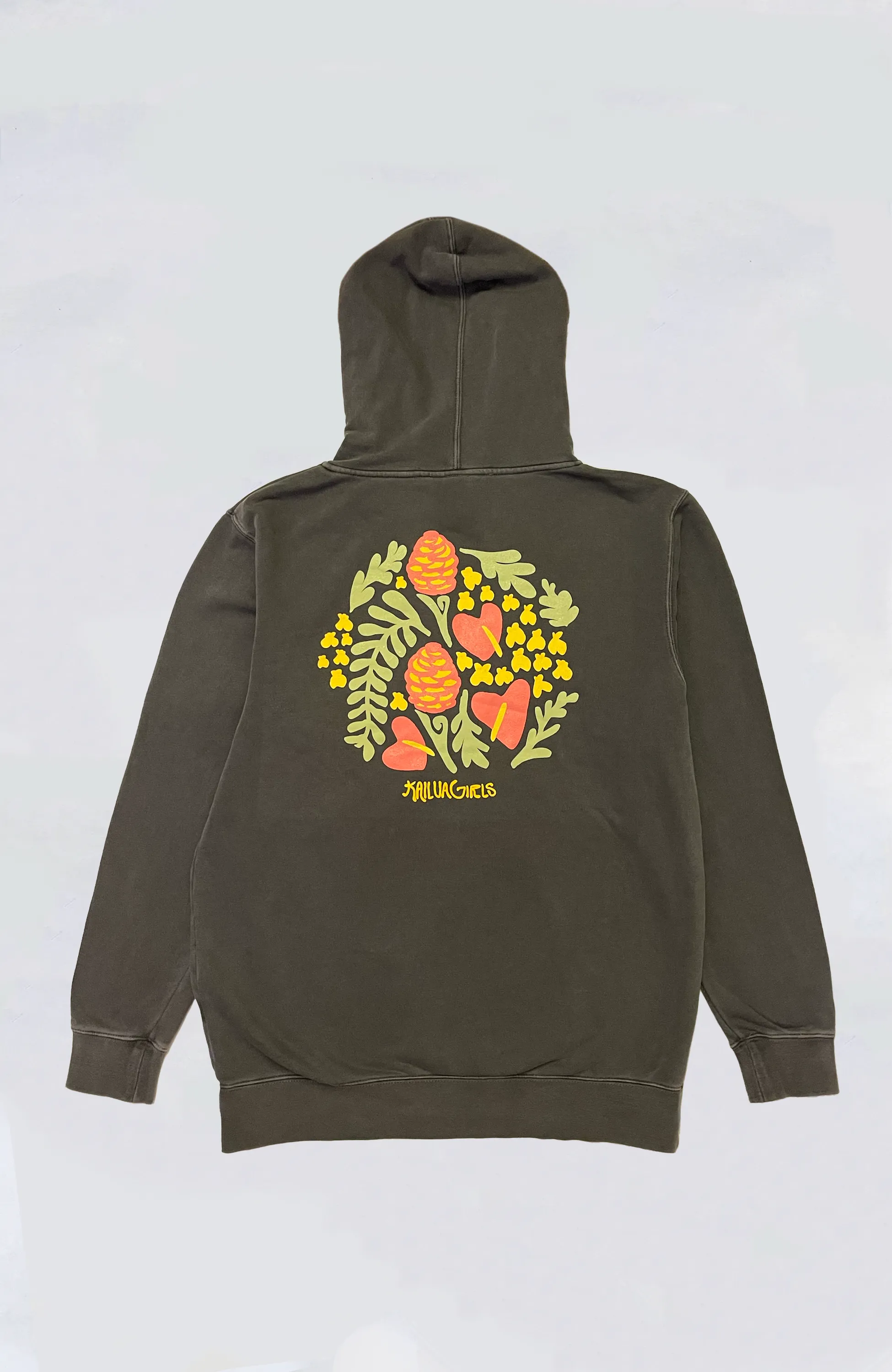 Kailua Girls - KG Tropical Garden Garment Dyed Pullover Hoodie