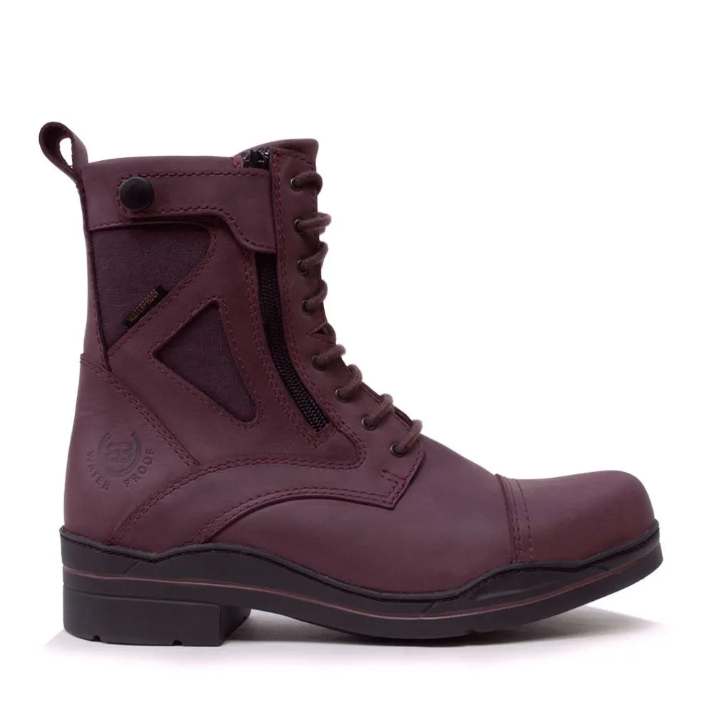 Kentucky Storm Waterproof Jodhpur Boots - Bordeaux