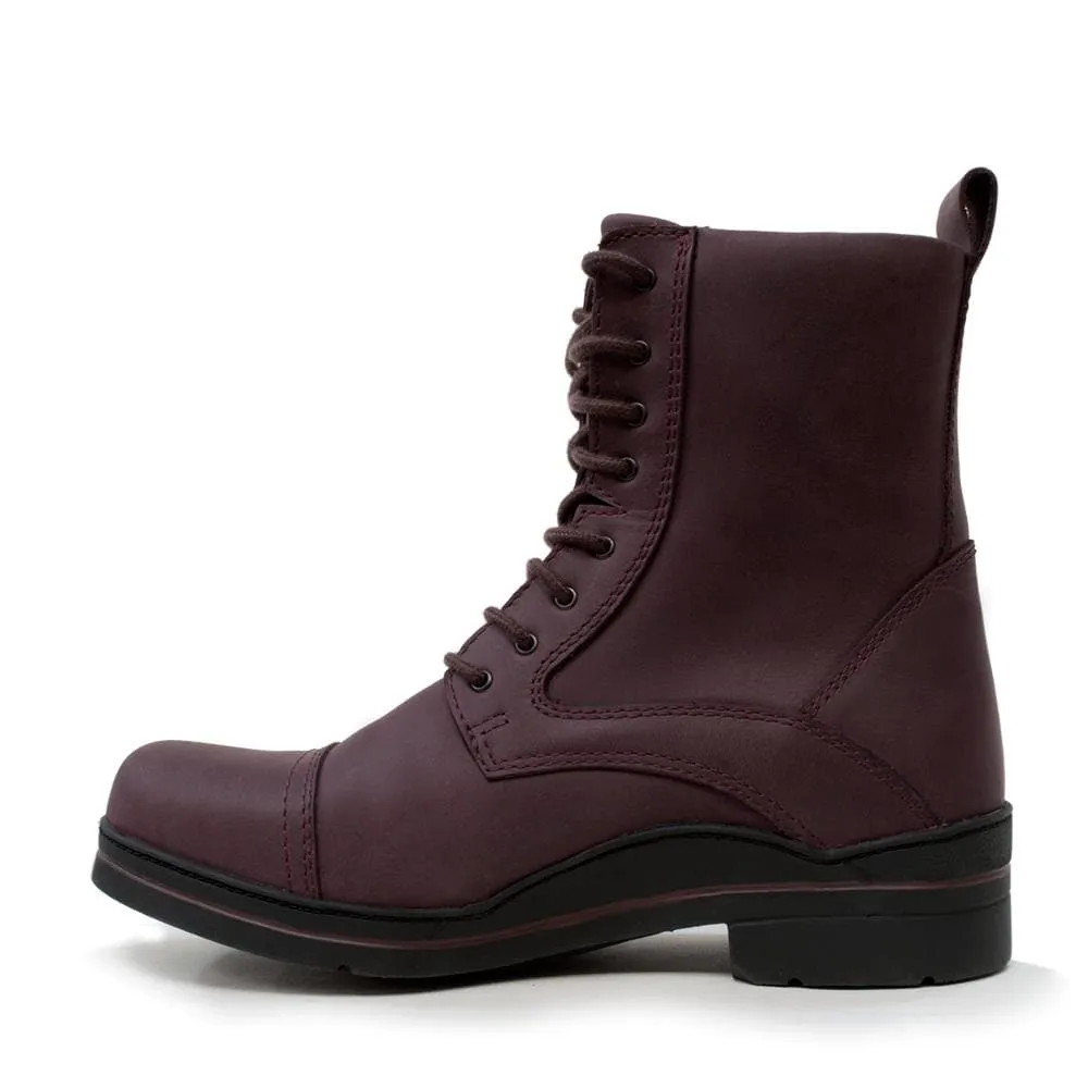 Kentucky Storm Waterproof Jodhpur Boots - Bordeaux