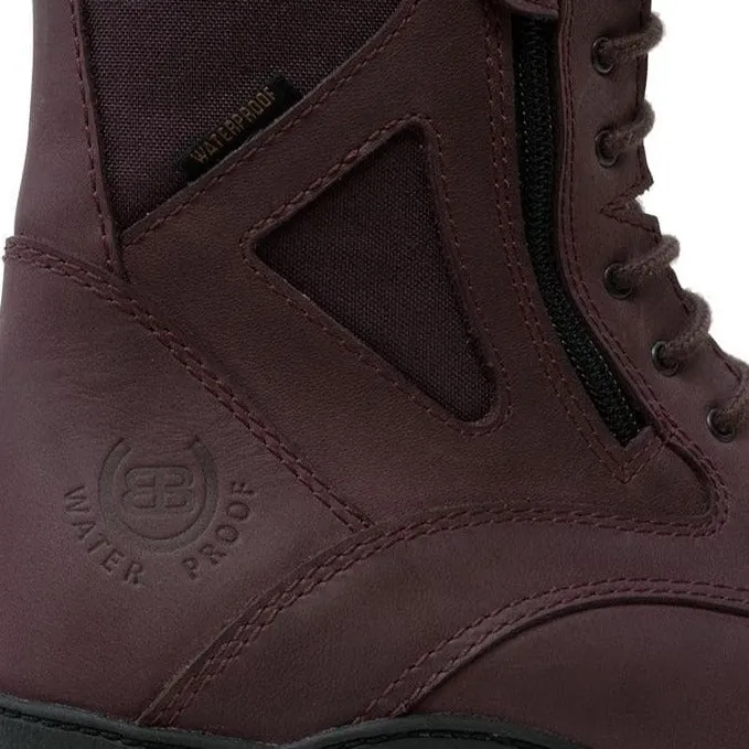 Kentucky Storm Waterproof Jodhpur Boots - Bordeaux