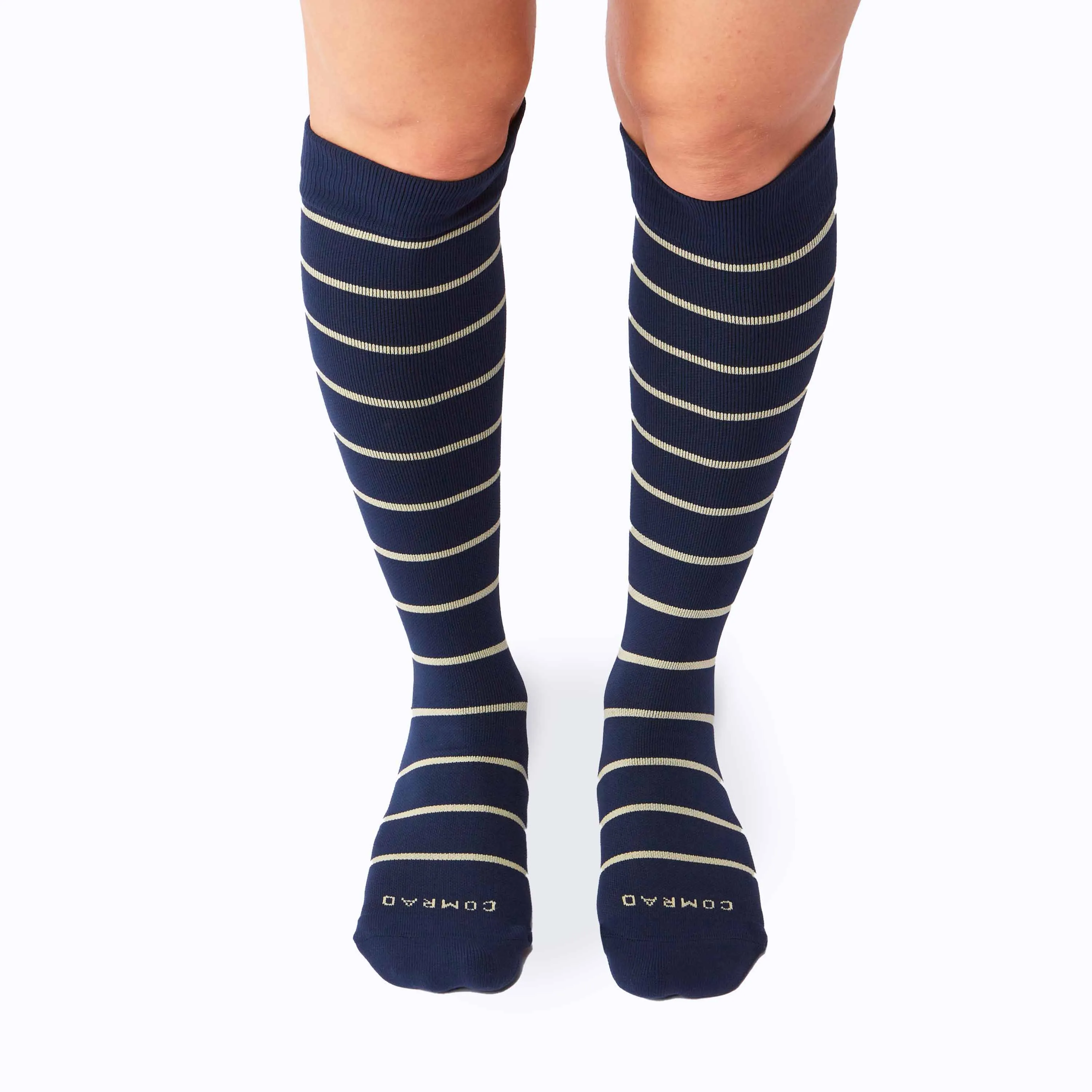 Knee-High Compression Socks - 3 Pack Stripes