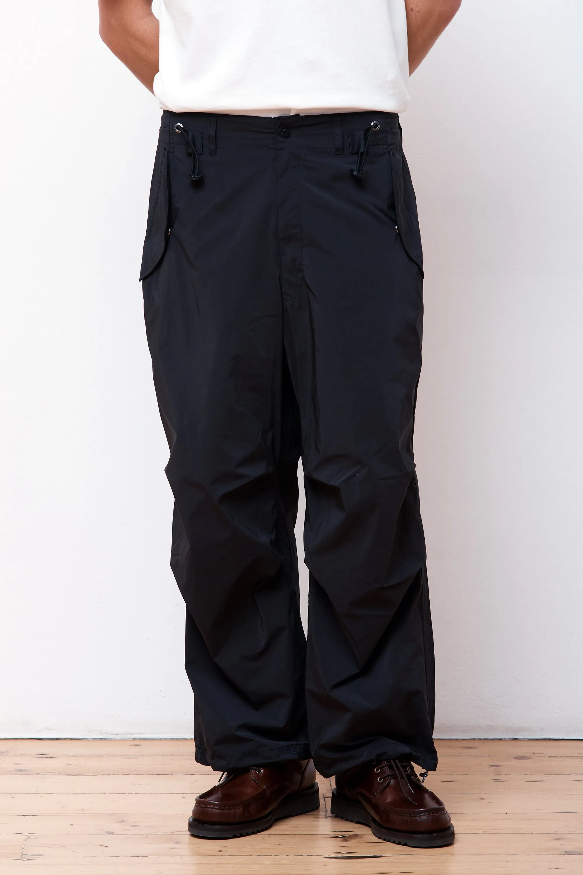 Light Mil Cloth Snow Pant Off Black