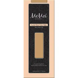 MEMOI Crystal Sheer Knee High Stockings