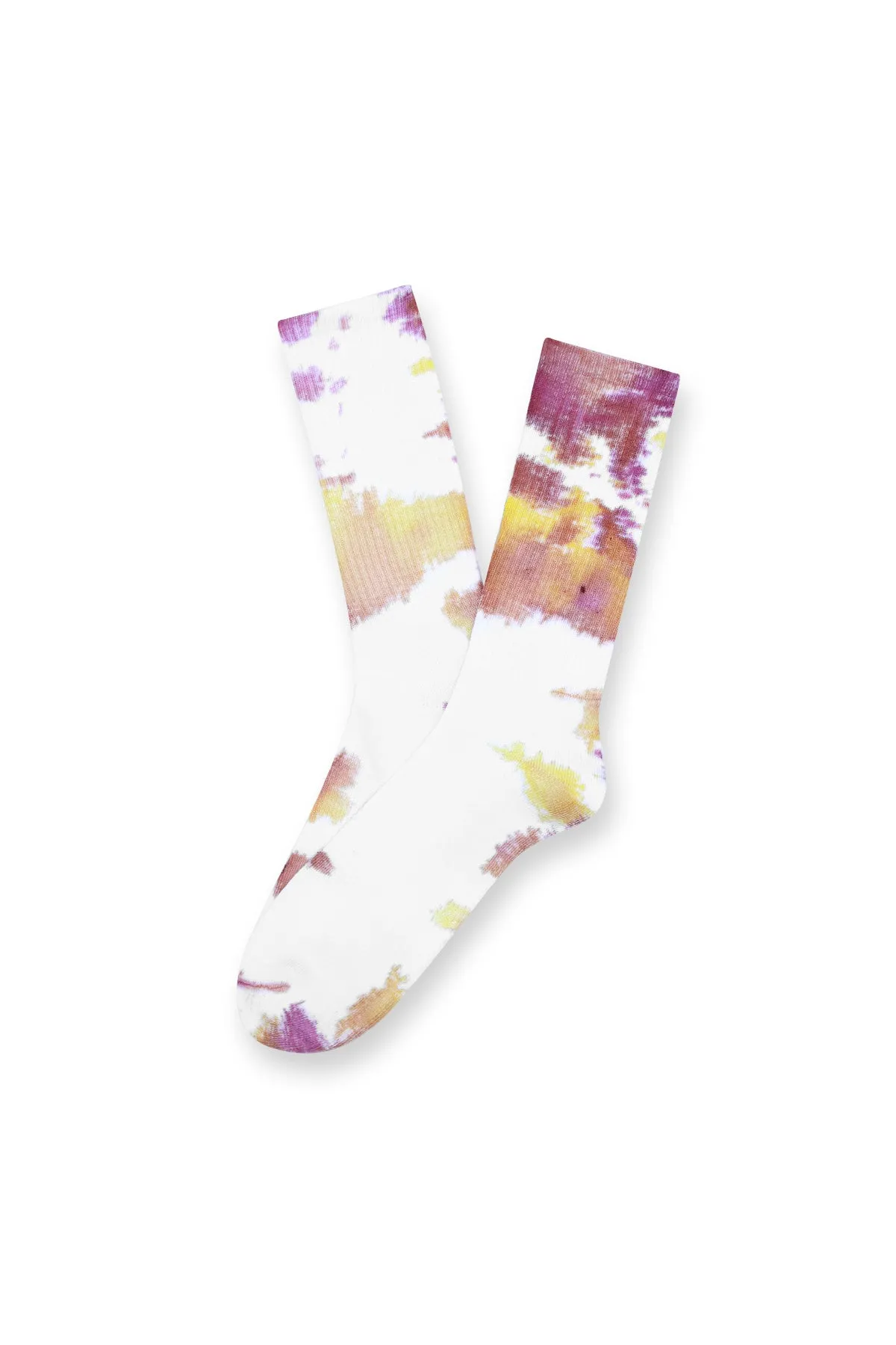 Men’s Crew Socks - Sangria Tie-Dye