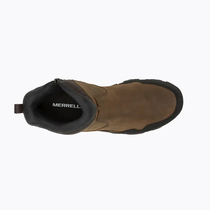 Mens Merrell Coldpack 3 Thermo Tall Zip WP in Earth