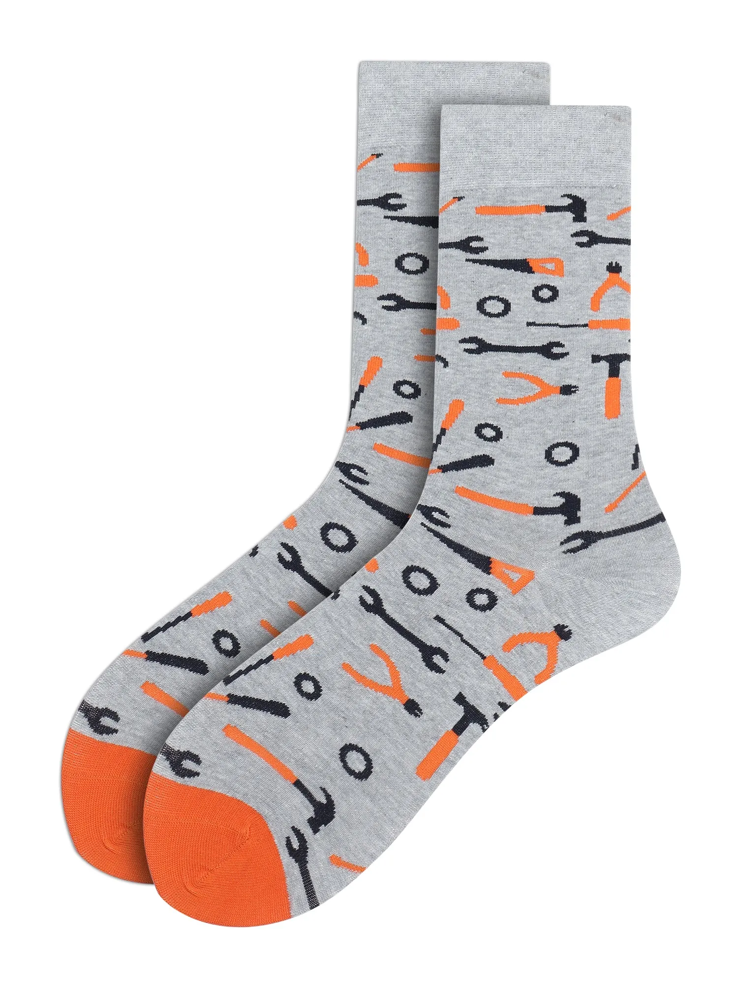 Motif Maniacs Box Of 4 Pairs | Mid Calf Crew Socks