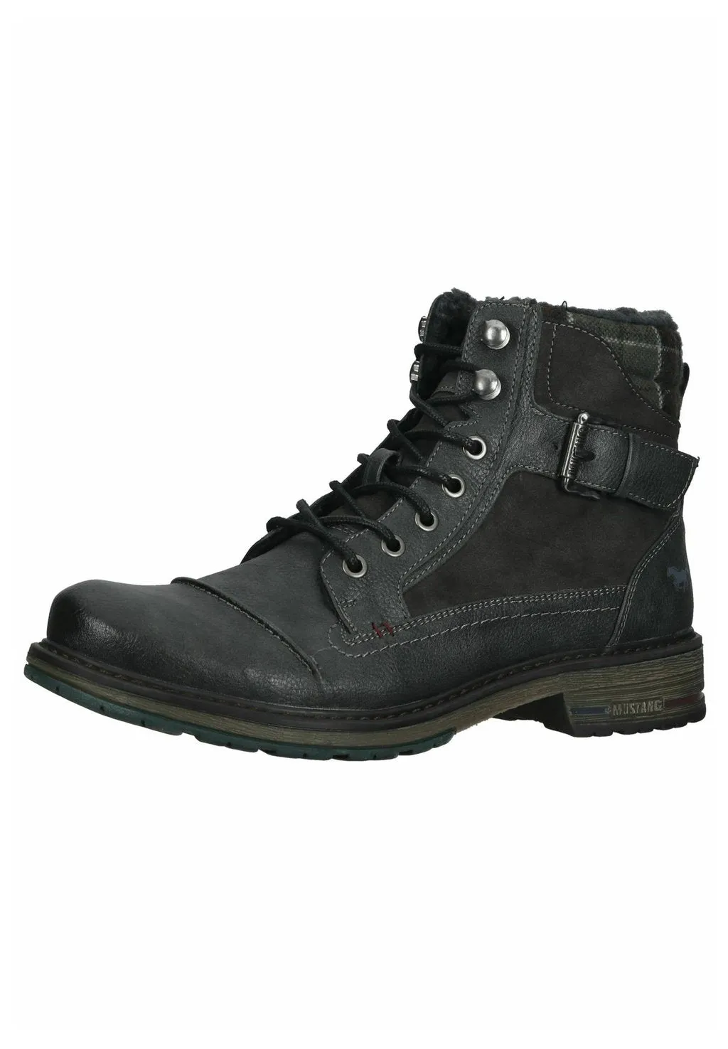 Mustang lace-up boots, graphite