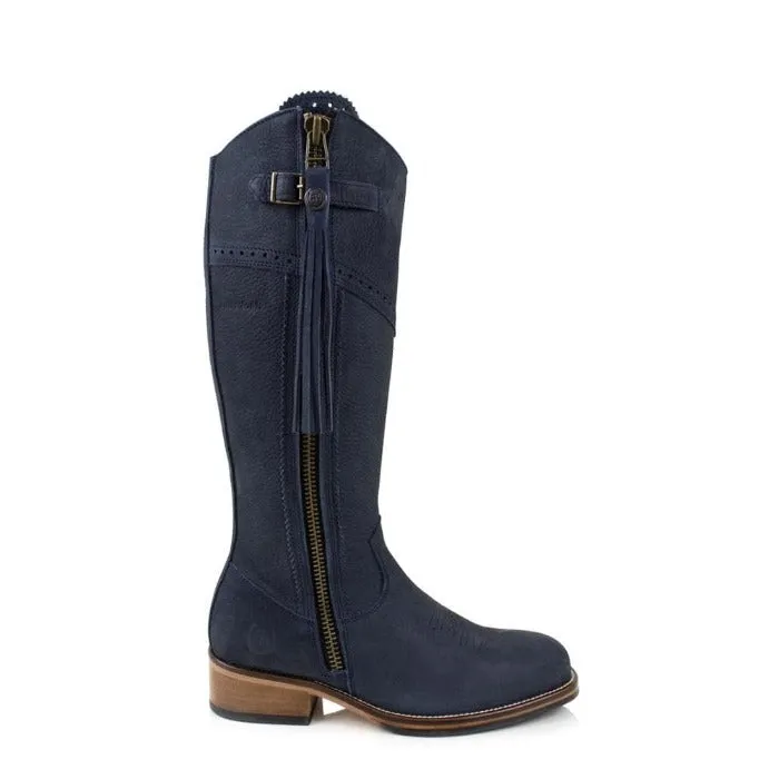 Mustang - Mid Calf Boot - Blue - Size UK 3 & 8 only