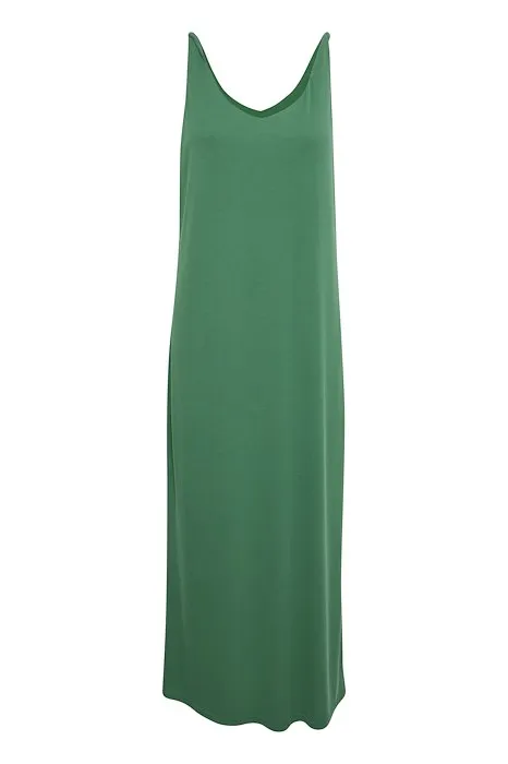 My Essential Wardrobe Saga Strap Dress in Ultramarine Green