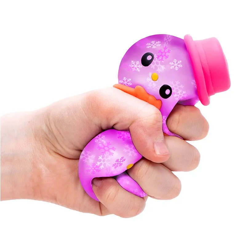 Nee Doh Groovy Glowman 3 Inch Squish Ball Fidget Toy - CHOOSE YOUR COLOR!