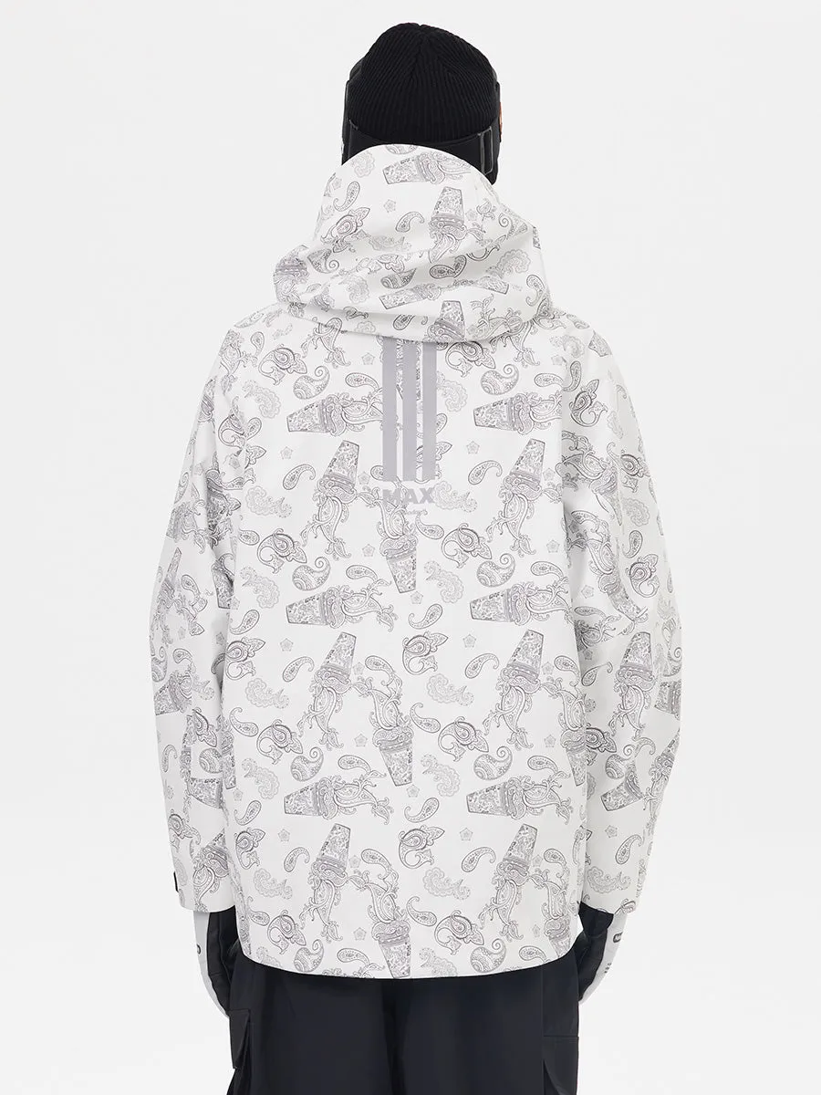 ⚡️NOBADAY DAWN Print Zip-up 3L Snow Jacket