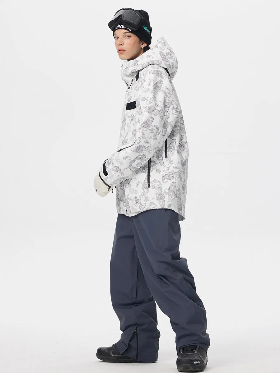 ⚡️NOBADAY DAWN Print Zip-up 3L Snow Jacket