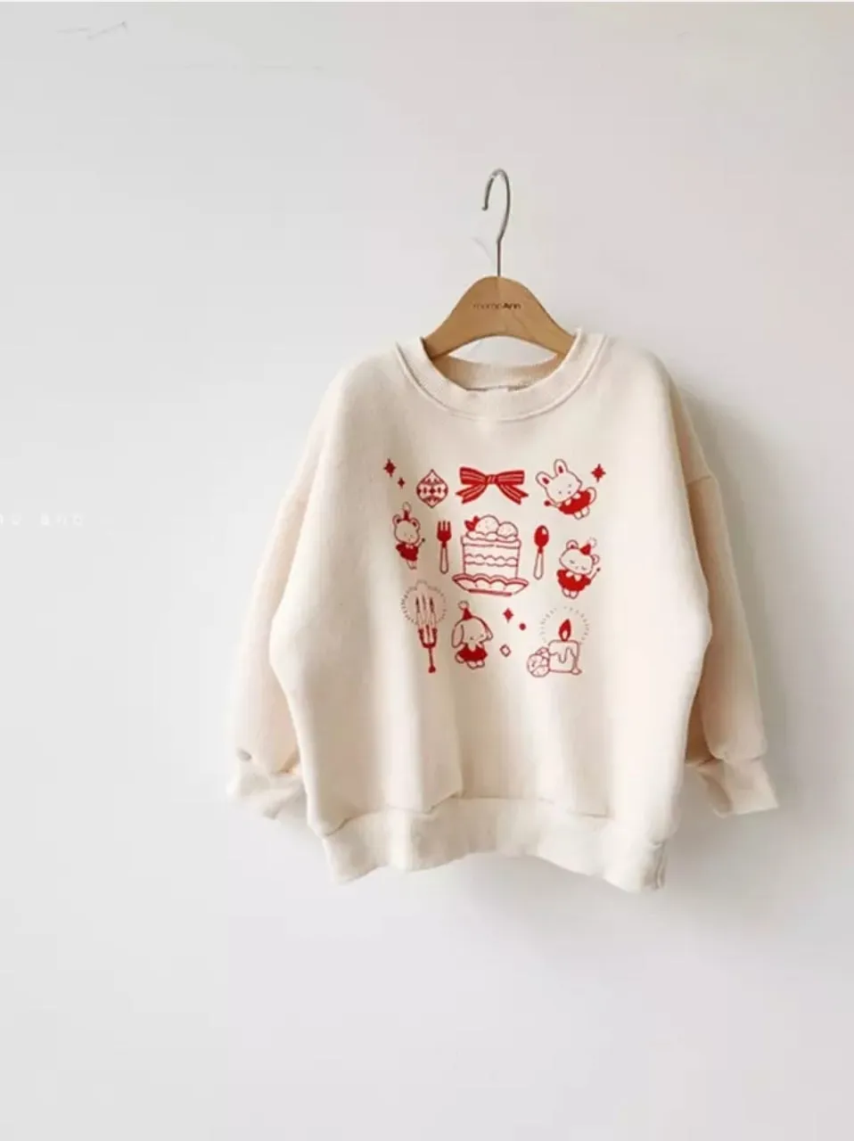 NOEL FESTIVE JUMPER RED OR CREAM