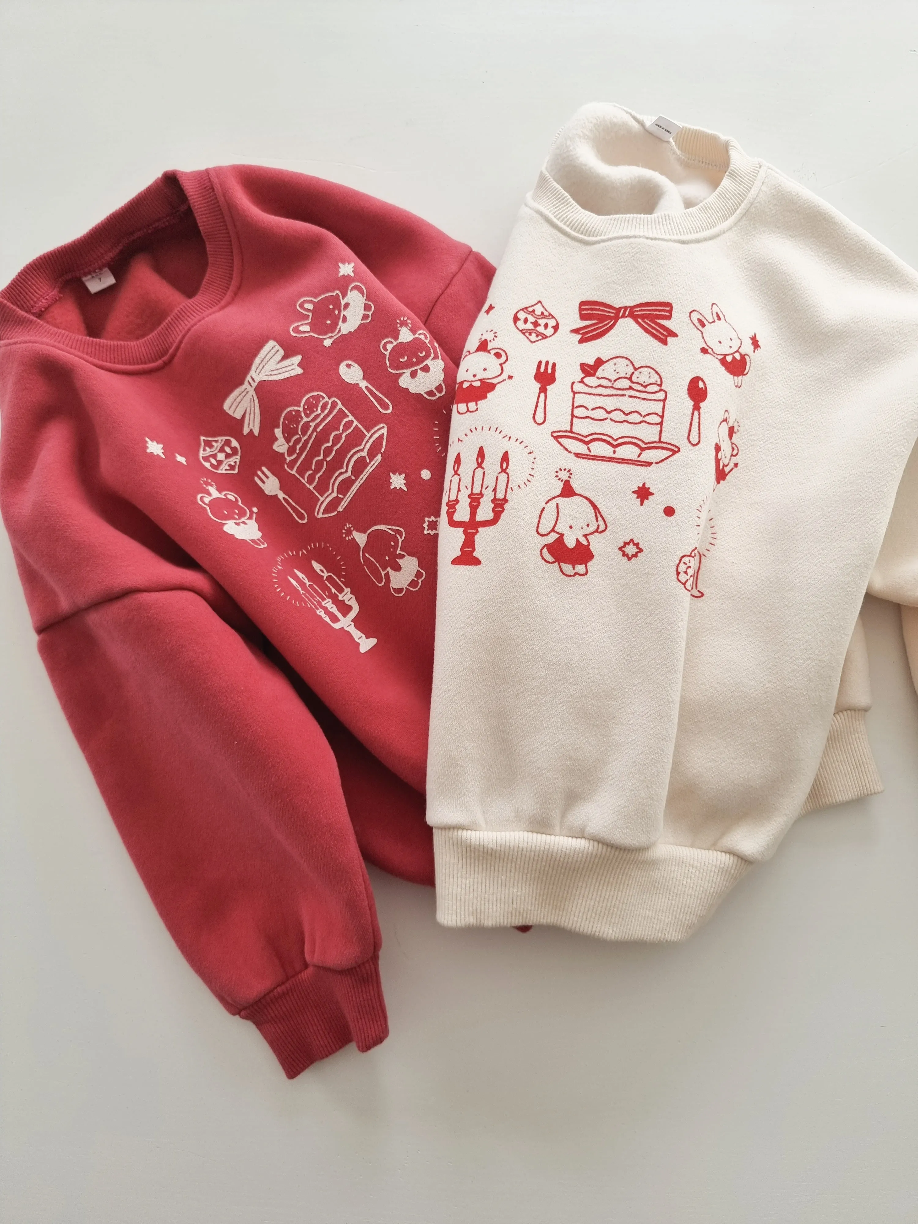 NOEL FESTIVE JUMPER RED OR CREAM