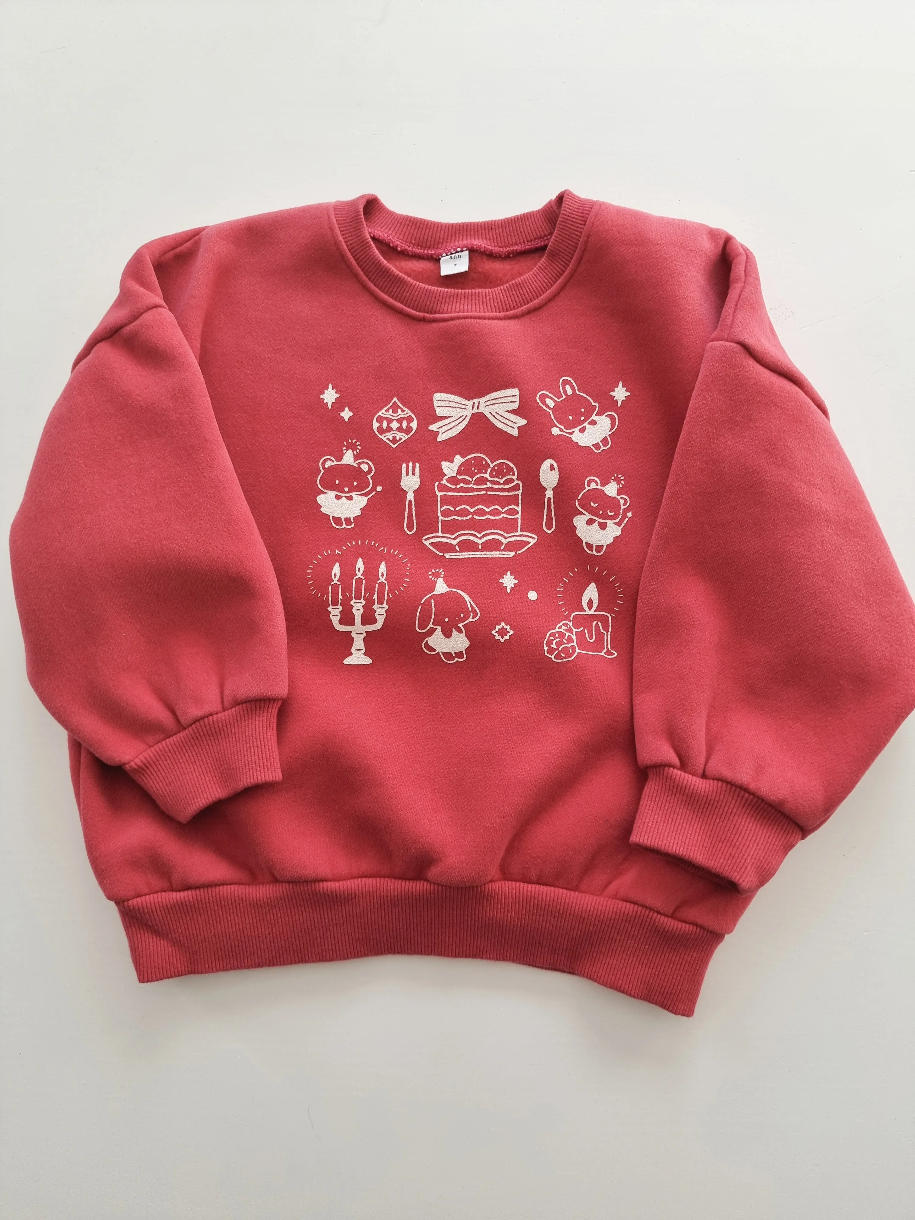 NOEL FESTIVE JUMPER RED OR CREAM