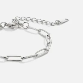 Paperclip Silver Bracelet