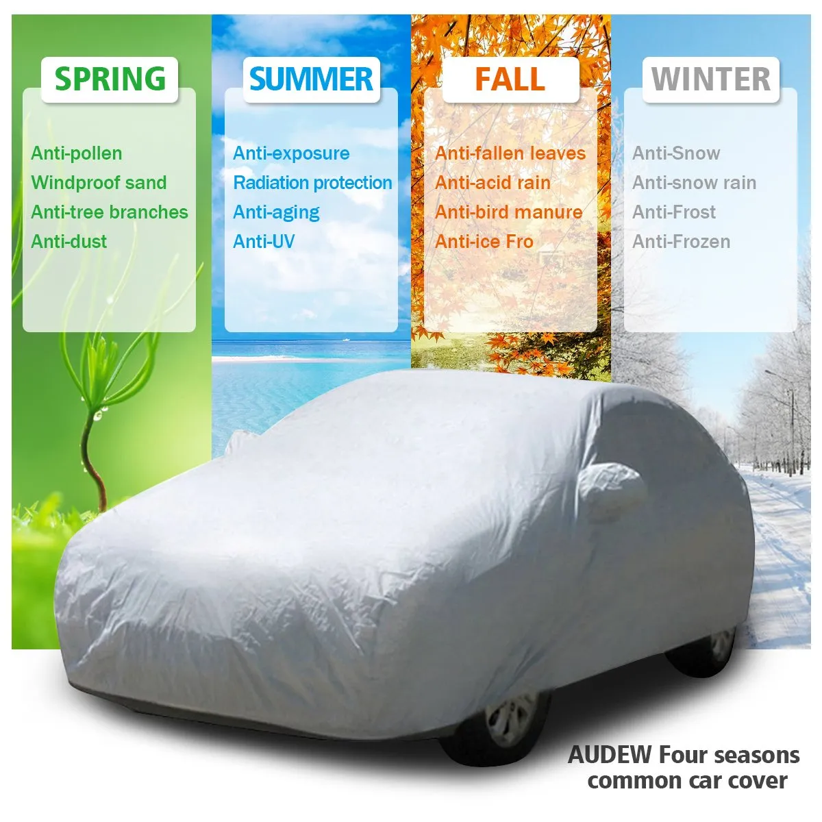 Premium Quality Waterproof, Anti-Scratch Car Cover