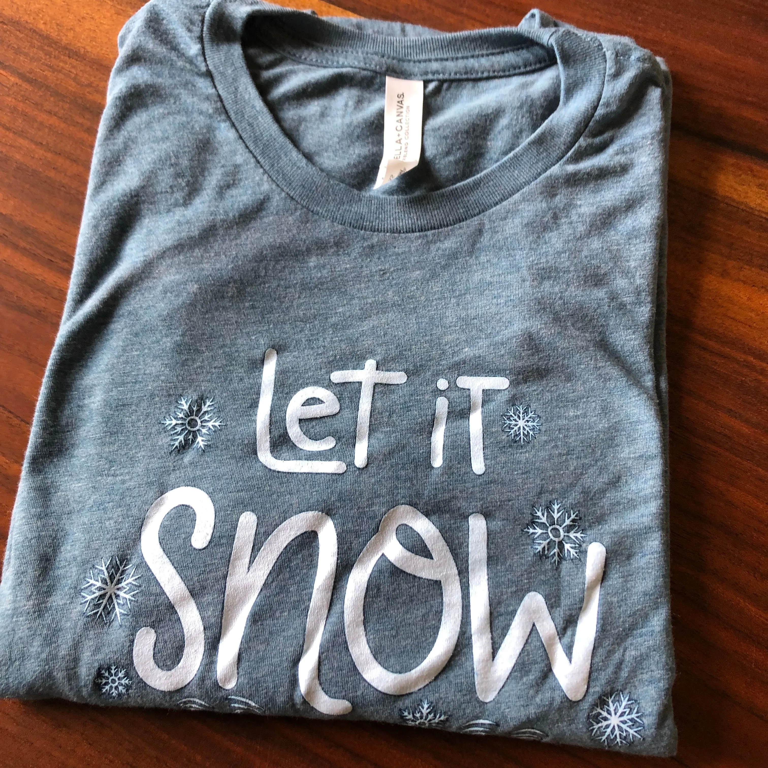 "Let It Snow" Long Sleeve Tee