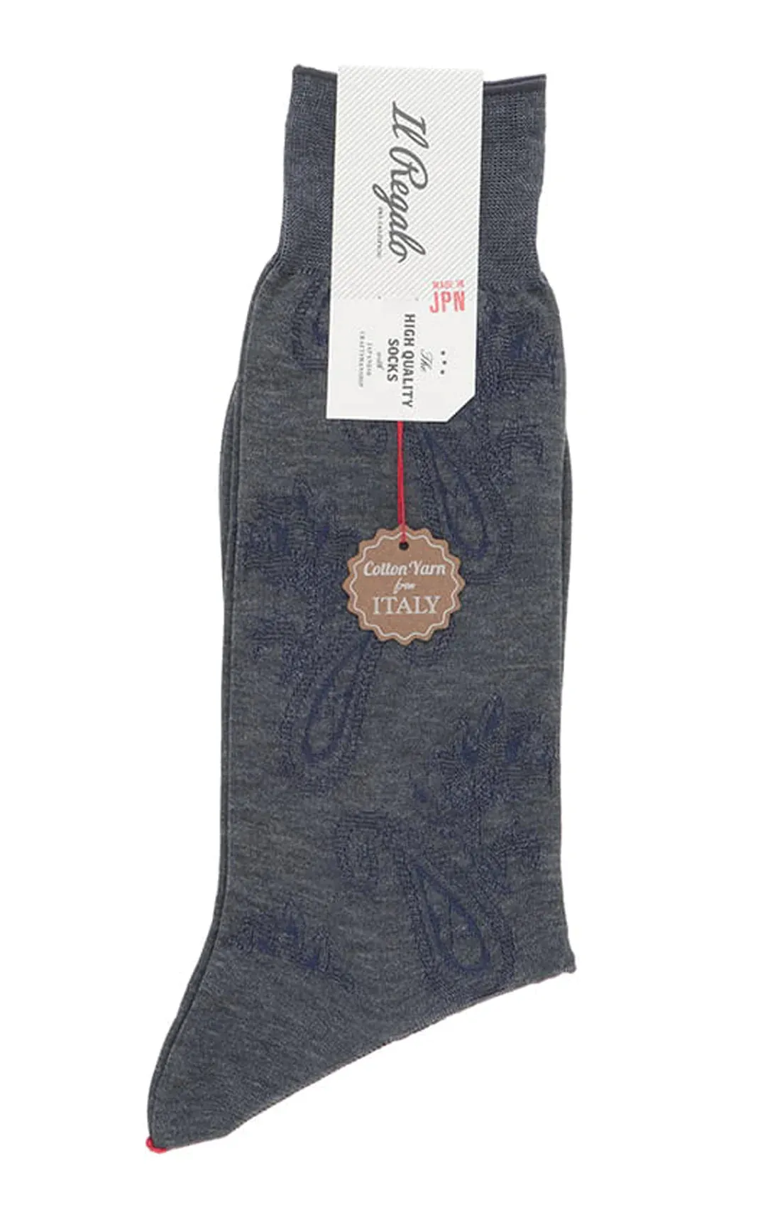 Shadow Paisley Mid-Calf Socks