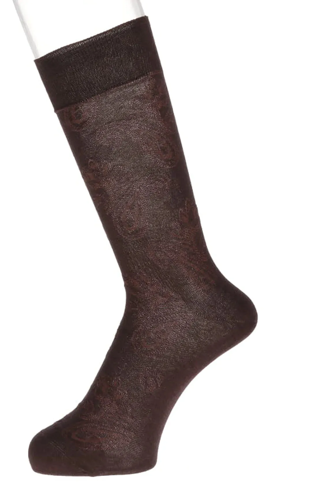 Shadow Paisley Mid-Calf Socks