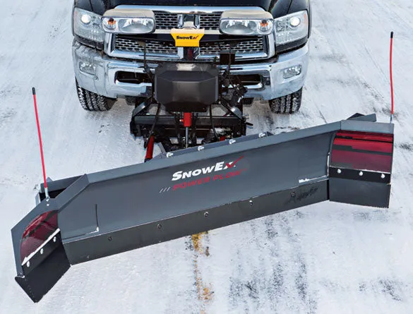 SnowEx POWER PLOW™ 8100PP & 8611PP Winged Blade Snow Plows | 8' to 11'