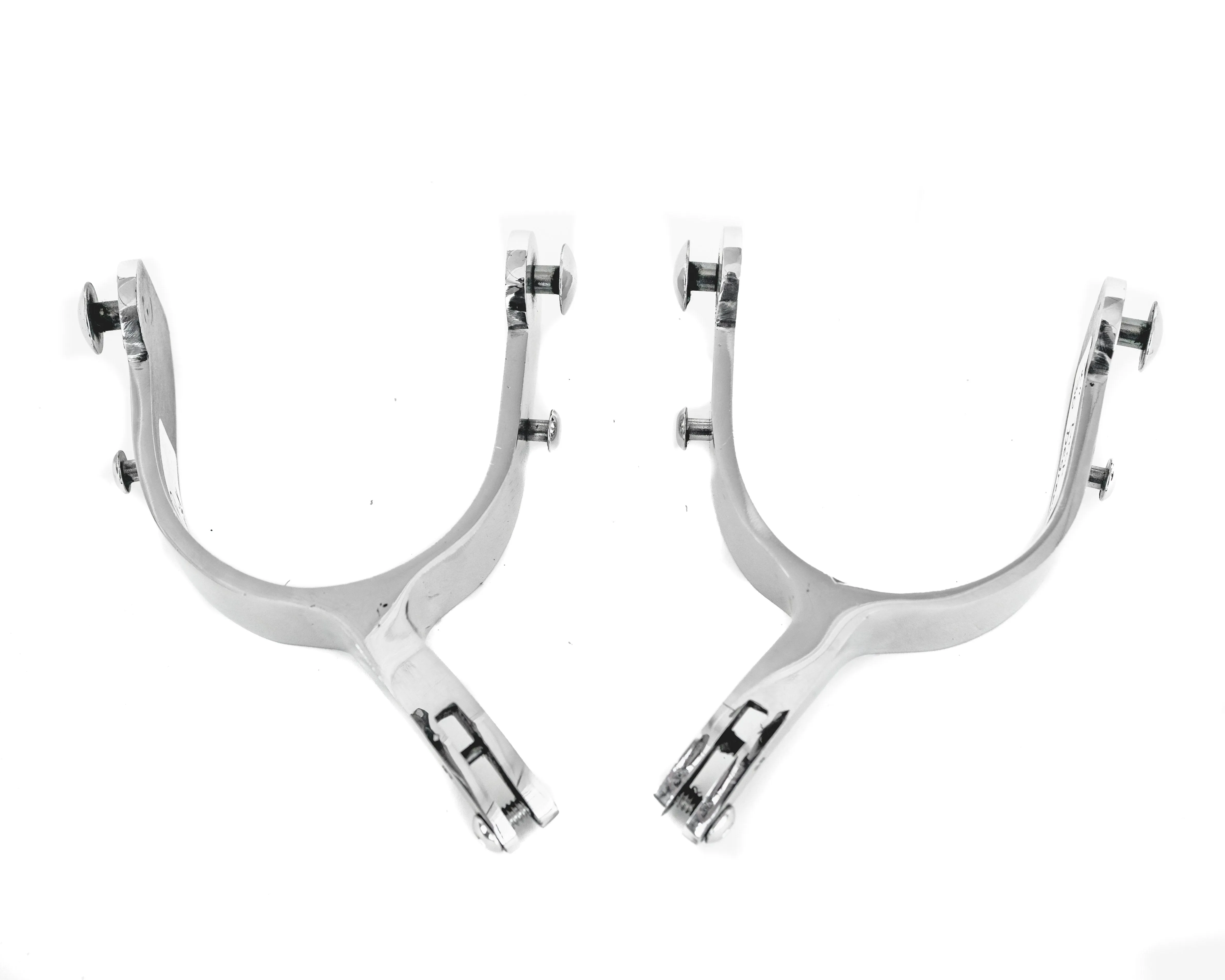 Stainless Steel Bull Riding Spurs