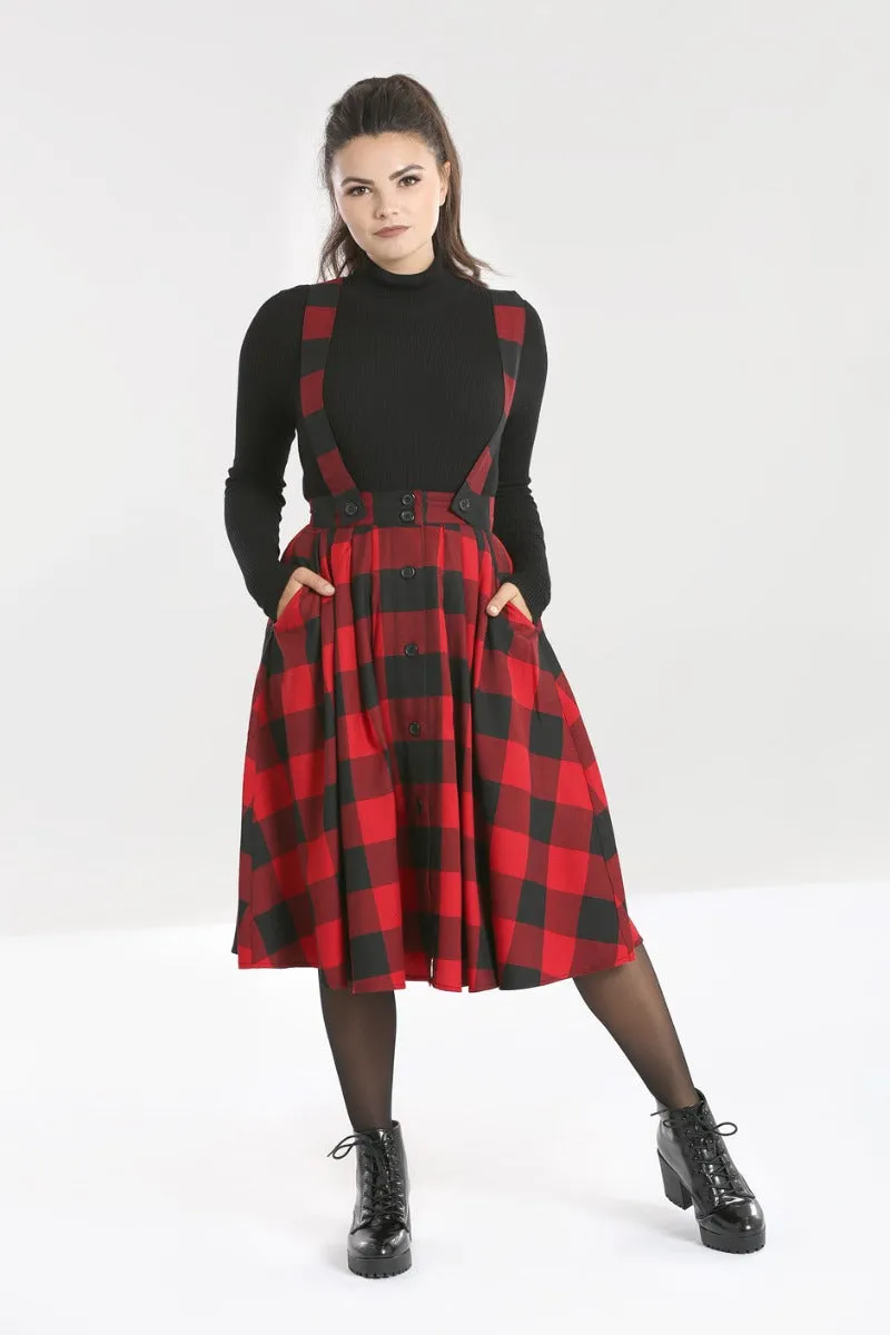 Teen Spirit Pinafore Skirt