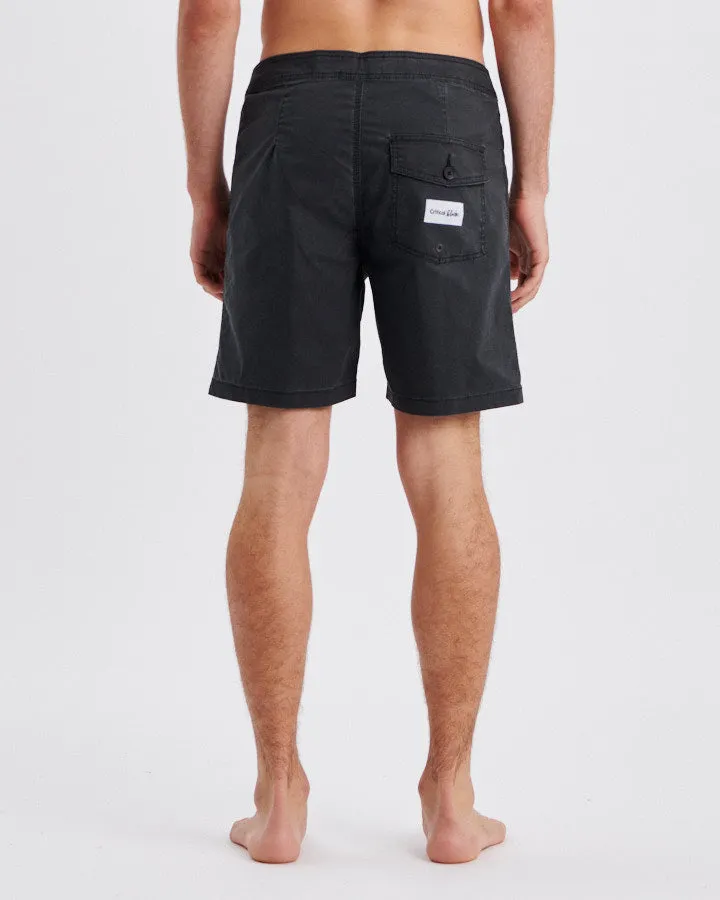 Temples 18" Boardshort - Asphalt