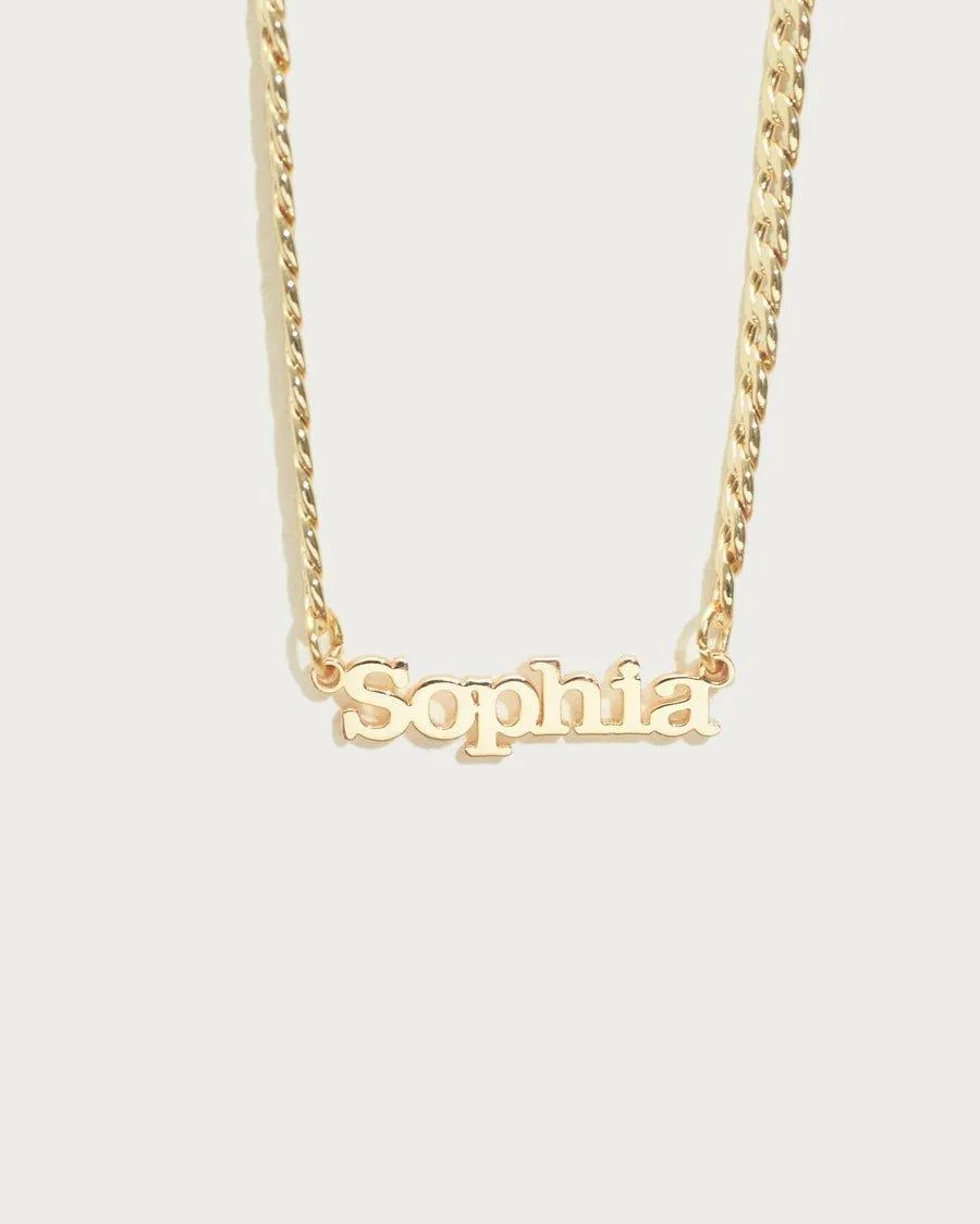 The Nameplate Customized Choker