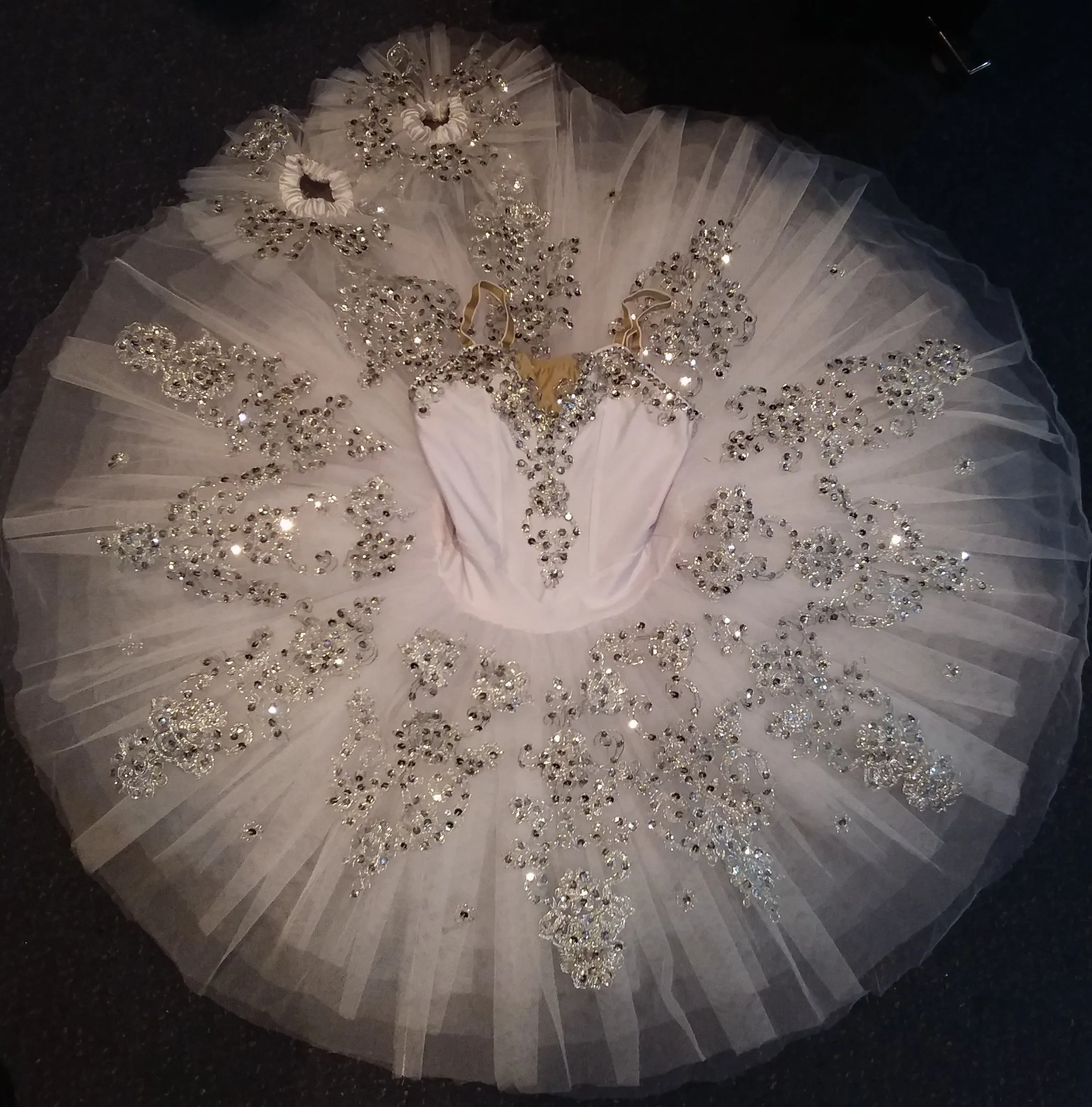 #TT2228 SNOW PRINCESS PANCAKE TUTU