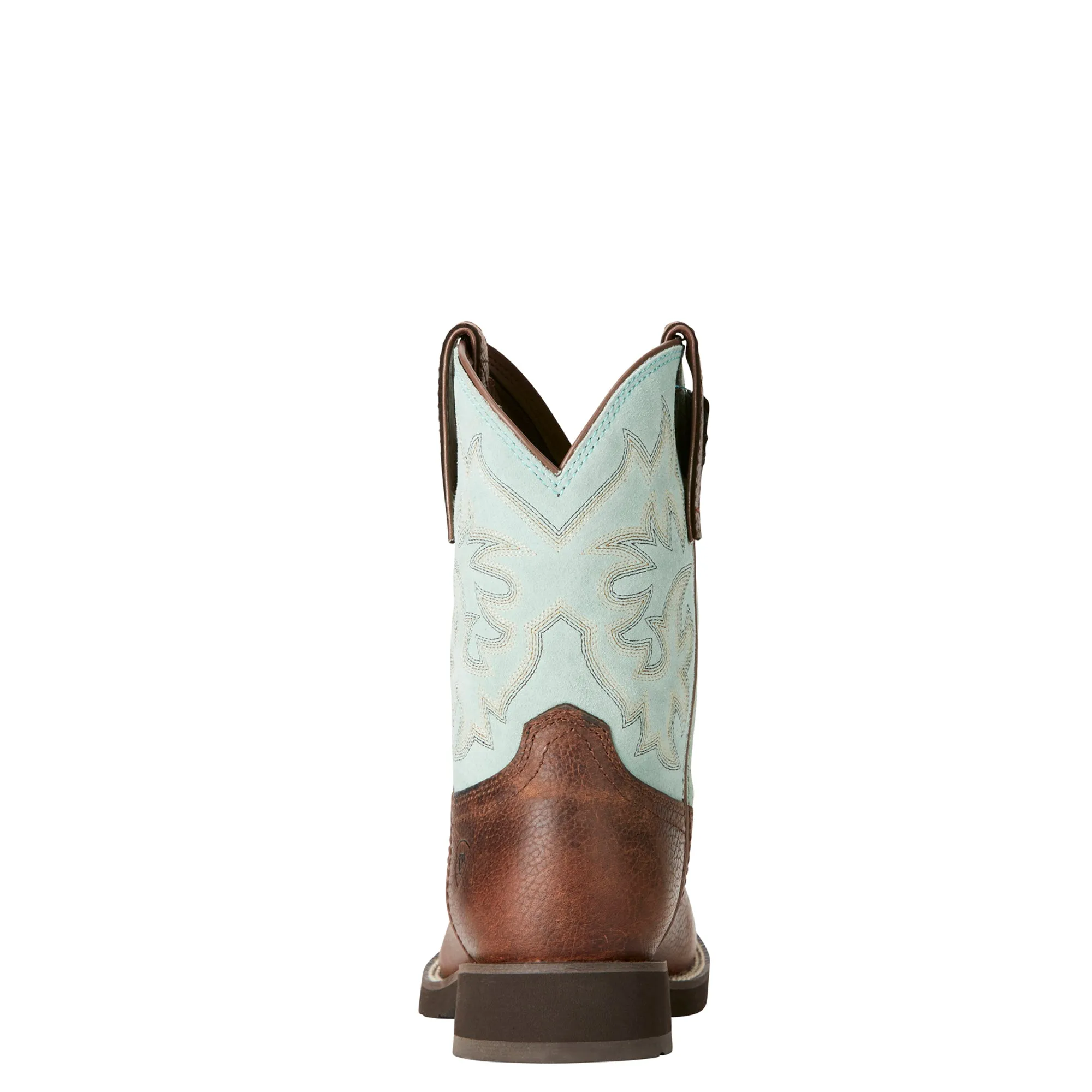 Women's Ariat Lilly Pecan/Aqua Boots #10021470