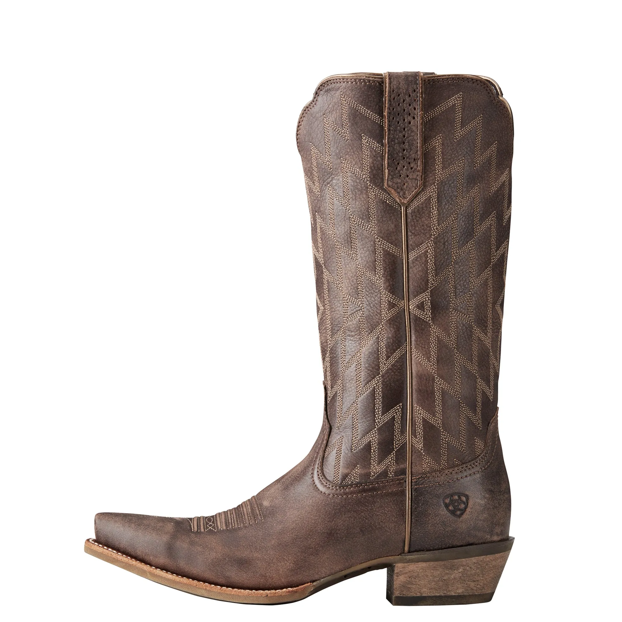 Ariat Womens X-Toe Brown Boots with Southwestern Style #10021579